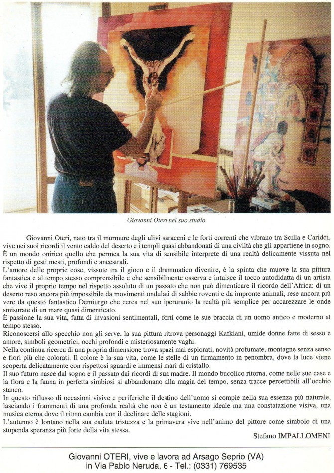  - Maestro D'Arte Giovanni Oteri